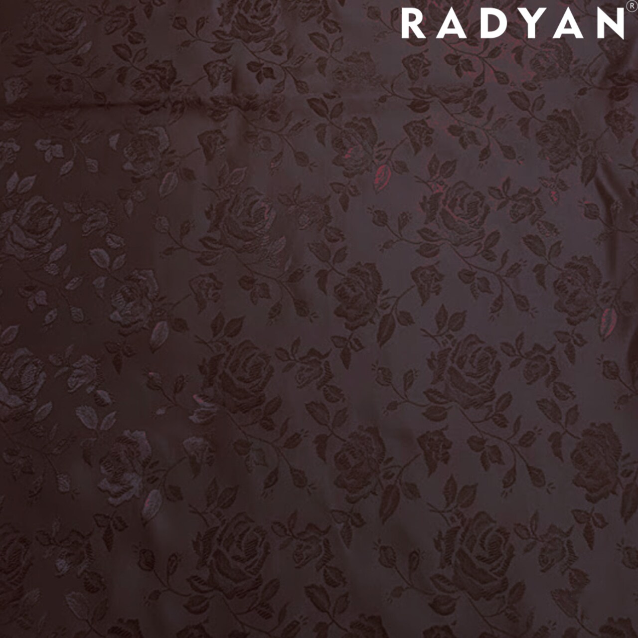 1 Yard Satin Brocade Fabric 100% Polyester Floral Jacquard for Apparel and Home Decor 58/59 Inch Width